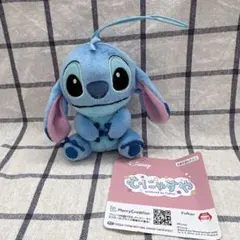 【新品】ディズニー スティッチ むにゃすや ぬいぐるみ マスコットキーホルダー