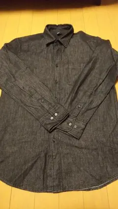 ユニクロ UNIQLO メンズ 長袖デニムシャツ
