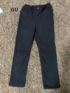GU 黒 長ズボン 120