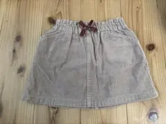 プティマイン　コーデュロイスカート　110