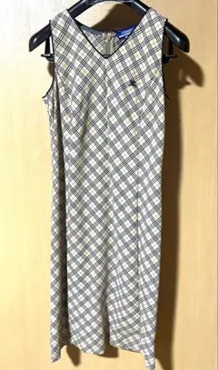 【極美品】BURBERRY ブルーレーベル　ノバチェック柄　ワンピース　38 M