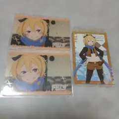 【新品】Re:ゼロから始める異世界生活 リゼロ 　カード フェルト　セット