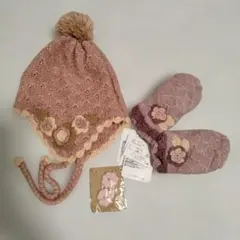 Branshes　帽子　手袋　ヘアアクセサリー3点セット