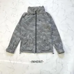 INHERIT/ジャケット/L/グレー/迷彩/カモフラ/カジュアル/ストリート