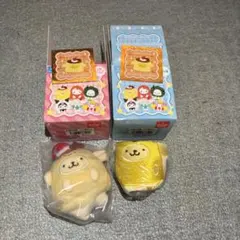 にっこりーノ×サンリオ ぬいぐるみマスコット ポムポムプリン 2種