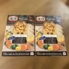 温泡 ONPO 贅沢とろり にごり浴 柑橘 12錠入 4種 ✖️2箱 合計24錠のサムネイル