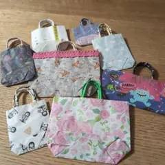 小さな紙袋セット 多様なデザイン 8個