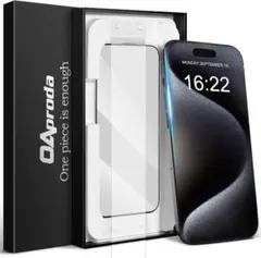 【1枚が3枚に匹敵・新型ガイド枠】OAproda iPhone 15 Pro 用
