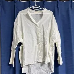 earth music&ecology 長袖シャツ F オフホワイト