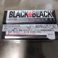 LOTTE BLACK BLACK 껌 9장들이 2개 세트