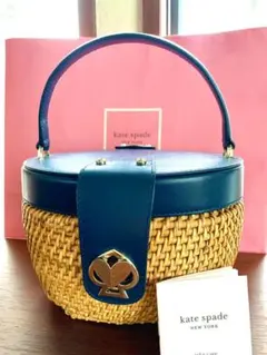 ケイトスペード ローズ ミディアム トップ ハンドル バスケット　かごバック