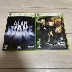 Xbox360 ソフト2本セット シュタインズ・ゲート アラン・ウェイク