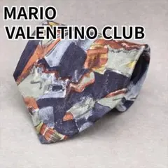 MARIO VALENTINO CLUB ネクタイ 抽象柄 総柄 ビジネス