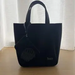 TULLY'S COFFEE ブラック トートバッグ