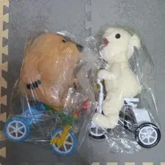 ちゃり　鳥獣戯画　ぎみっく　ぬいぐるみ　うさぎ　マーモットのサムネイル