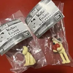 ウォレスとグルミット めじるしアクセサリー 2点