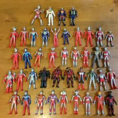 ウルトラマンソフビ38体＋4体まとめて