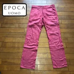 EPOCA UOMO★綿麻サマートラウザーシャンブレーパンツ日本製♠︎サイズ44のサムネイル