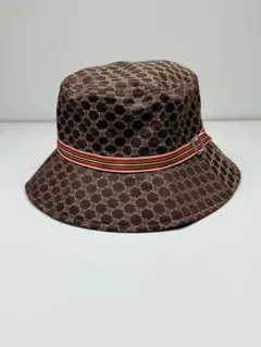 セリーヌ　バケットハット ブラウンパターン