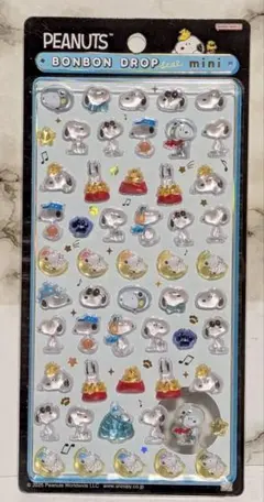 【正規品】ボンボンドロップシール ミニ PEANUTS スヌーピー変装 新品