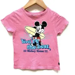 美品　フタフタ　ミッキーマウス Tシャツ 100cm ピンクのサムネイル