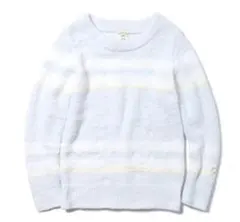 gelato pique（ジェラートピケ）パウダーボーダープルオーバー ブルー