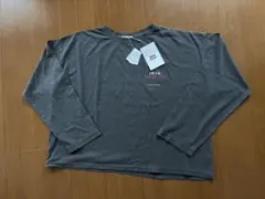 新品タグ付き！JaVa 長袖Tシャツ ピグメント加工 グレー