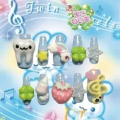 ネイルチップ 平成女児 ウィッシュコア 音符 ドット y2k 羽 歯 いちご