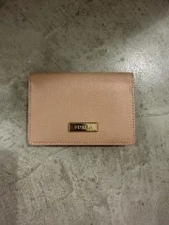 【美品】FURLA ベージュピンク 名刺入れのサムネイル