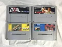 ゲーム★スーファミ★ カセット4本セット、スポーツ系