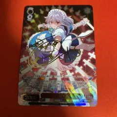 ヴァイスシュヴァルツ 十六夜咲夜 TDSP 東方Project デッキ 箔押し