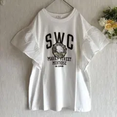 新品　[接触冷感]フレアスリーブチュニックTシャツ　SM2 オフのサムネイル