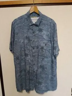 美品】Bamboo Cay 半袖シャツ アロハ 開襟 刺繍 黒 XL相当 - メルカリ