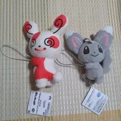 【ポケモン】　パッチール　チラーミィ　ぐらぶらりんぬいぐるみ