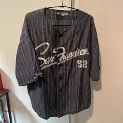 SUGGESTION ベースボールシャツ ストライプのサムネイル
