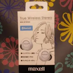 maxell MXH-BTW300 WH ワイヤレスイヤホン 本体のサムネイル