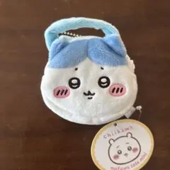 ちいかわぬいふわトートミニ 水色・白