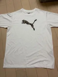 PUMA Tシャツ レオパード柄ロゴ