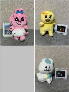 おぱんちゅうさぎ んぽちゃむ きみまろ SNS風アクリル付きマスコット3種セット