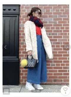 Lee×MERCURYDUO DENIM WIDE PANTS ワイドパンツ