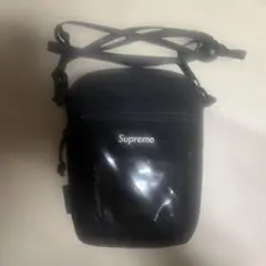 Supreme ブラック ショルダーバッグ