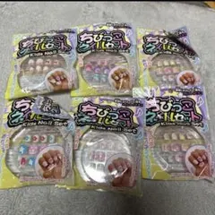 キッズネイルセット　6個セット　ネイルチップ　原宿　475 コスメ