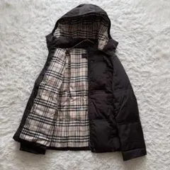 【希少】バーバリーロンドン　ロングダウンコート　ノバチェック　ブラウン　38 BURBERRY（ダウンコート ・ ブラウン/茶色系）のフリマアイテム一覧
