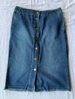 最終お値下げ　GU デニム スカート XL