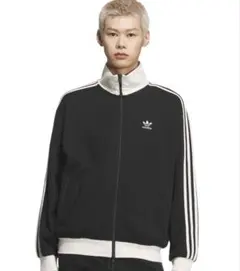 adidas WAFFLE CL TT トラックジャケット ブラック XL - メルカリ
