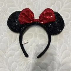 ミニーマウス カチューシャ スパンコール