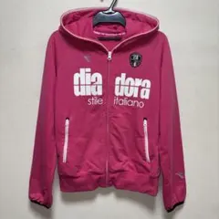 DIADORA ジップパーカー ピンク M