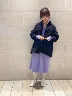 ニコアンド ツイル中綿ライナー付きジャケット ブラック M