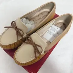 PENELOPE ペネローペ モカシン ローファー キャメル ベージュのサムネイル