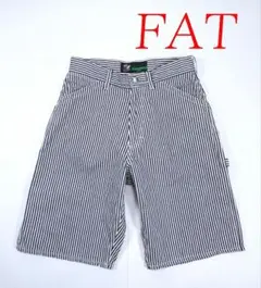 エフ エーティー「 ＦＡＴ 」ヒッコリー デニム ペインター ショートパンツ　Ｍのサムネイル